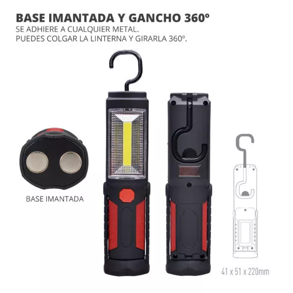 LINTERNA TRABAJO CON GANCHO E IMÁN TME - Image 7