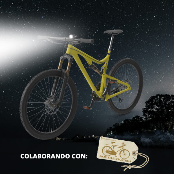 LINTERNA BICICLETA CON BOCINA ROSA TME - Image 8