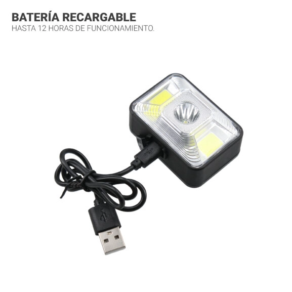 LINTERNA FRONTAL REC. XPE+2xCOB IPX56 TM - Image 5