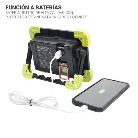 LINTERNA TRABAJO 20W COB LED POWERBANK - Image 6