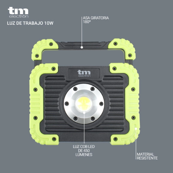 LINTERNA TRABAJO 10W COB LED TM ELECTRON - Image 2