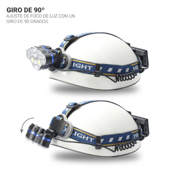 LINTERNA FRONTAL REC. 8 LED TM ELECTRON - Image 4