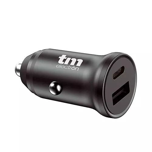 CARGADOR DE COCHE USB A + TIPO C 38W