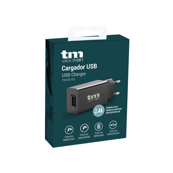 CARGADOR USB 5V 2.4A TM ELECTRON - Image 8