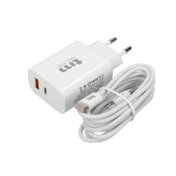 CARGADOR PD 20W MAS CABLE USB C A USB C - Image 7