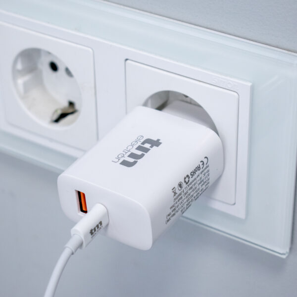 CARGADOR PD 20W MAS CABLE USB C A USB C - Image 9
