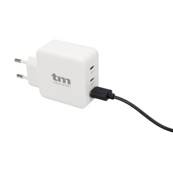 CARGADOR USB A + 2 TIPO C GAN 65W TME - Image 6