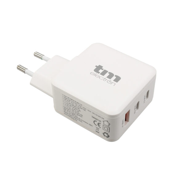 CARGADOR USB A + 2 TIPO C GAN 65W TME - Image 7
