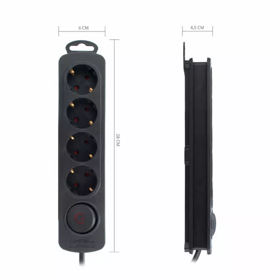 BASE MÚLTIPLE 4 TOMAS INTERRUPTOR TME - Image 3