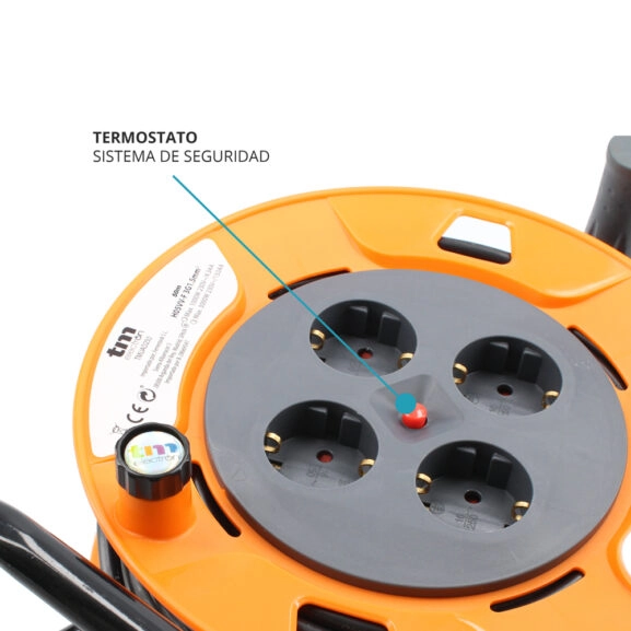 CABLE ALIMENTACIÓN BOBINA ENROLLABLE 50M - Image 2