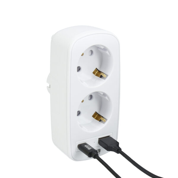 CARGADOR 2 SCHUKO MAS USB A+C PD 20W TME - Image 5