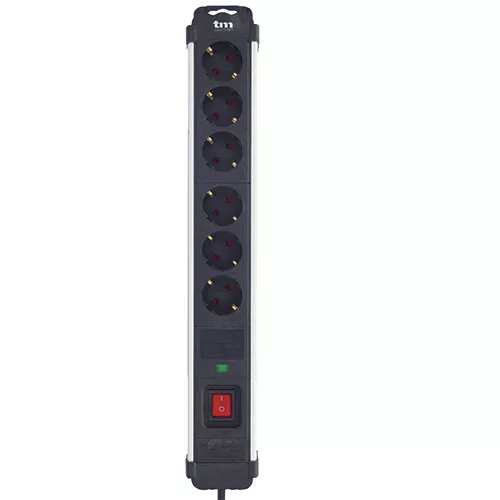 BASE MÚLTIPLE 6 TOMAS ALUMINIO PROT. TME