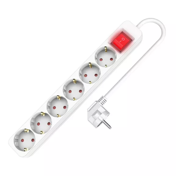 BASE MÚLTIPLE INT. 6 ENCHUFES 1.5M TME - Image 2