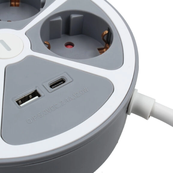 BASE MÚLTIPLE INT.4 ENCHUFES CON USB - Image 4