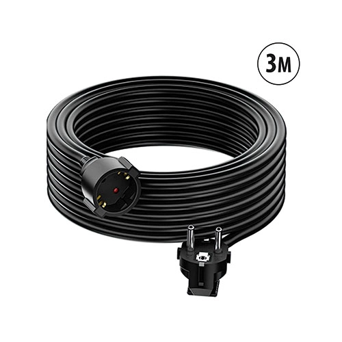 CABLE DE EXTENSIÓN NEGRO 3M SCHUKO TME