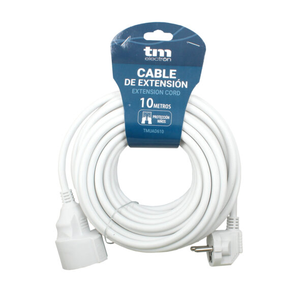 CABLE DE EXTENSIÓN BLANCO 10M SCHUKO TME - Image 4