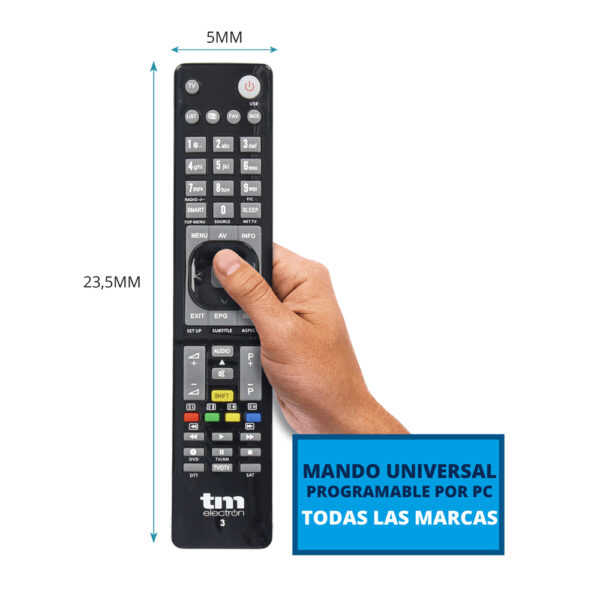 MANDO UNIV. 3en1 PROGRAMABLE CON PC TM - Image 5