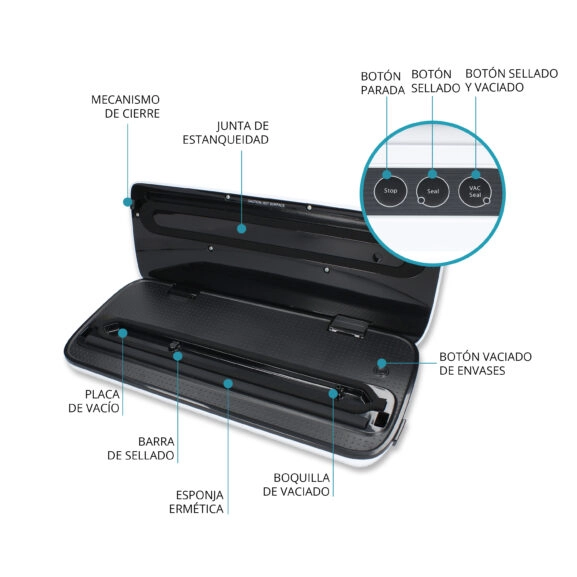ENVASADORA AL VACIO BELLA FRESH DE TM - Image 4