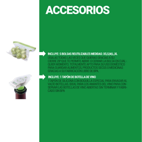 ENVASADORA VACÍO PACK 7 PCS. AURA FRESH - Image 3