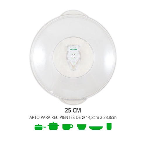 TAPA AL VACÍO UNIVERSAL 25CM AURA FRESH