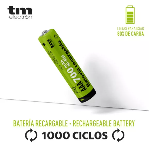 BATERIA R03 NI-MH 700MAH BLISTER 4X TM - Image 2