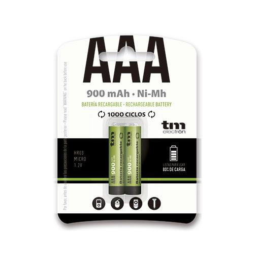BATERIA R03 NI-MH 900MAH BLISTER 2X TM