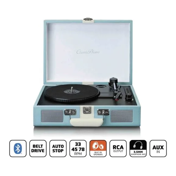 TOCADISCOS CONEXION BT Y ALTAVOCES LENCO - Imagen 8