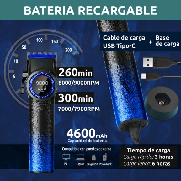 CORTAPELOS PROFESIONAL BLDC CERÁMICO VGR - Image 5