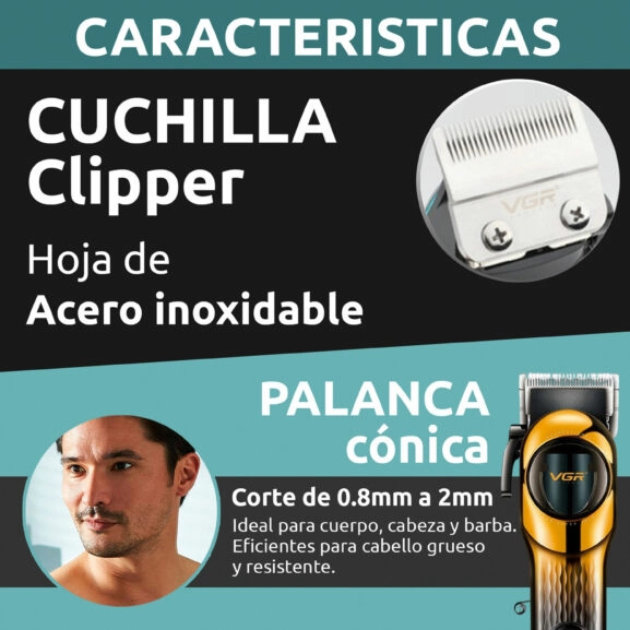 CORTAPELOS INALÁMBRICO LED VGR - Image 5