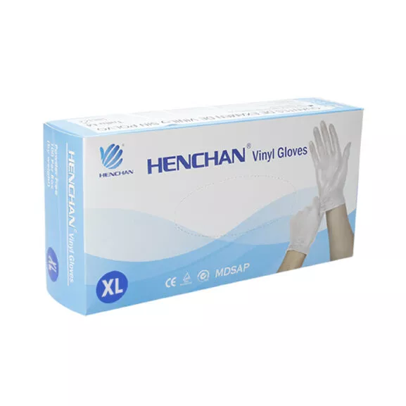 GUANTES DE VINILO CAJA 100 UDS TALLA XL