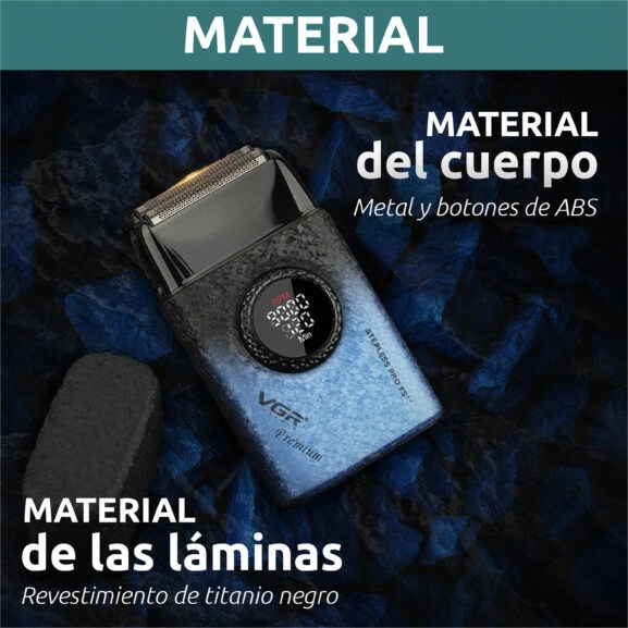 AFEITADORA PROFESIONAL RECARGABLE VGR - Image 9