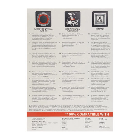 BOLSA DE ASPIRADORA 5UD. WONDERBAG ROW - Image 4