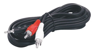 CONEXION AUDIO 3,5 ST. A 2 RCA M 3M