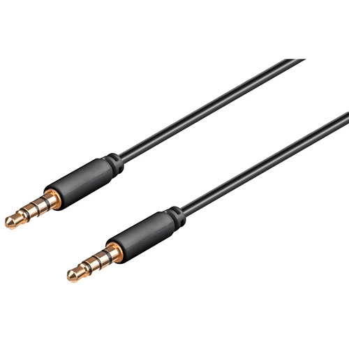 CONEXION JACK ST 3.5MM M-M 4 PIN 1.0M