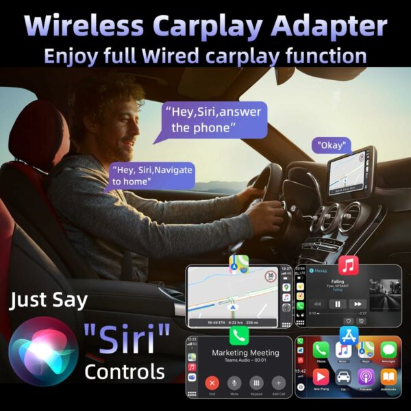 ADAPTADOR INALÁMBRICO CARPLAY IOS 10+ - Image 4
