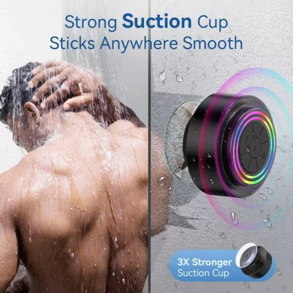 ALTAVOZ BLUETOOH BAÑO CON VENTOSA IPX6 - Image 3