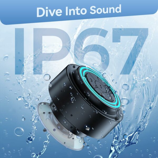 ALTAVOZ BLUETOOH BAÑO CON VENTOSA IPX6 - Image 5