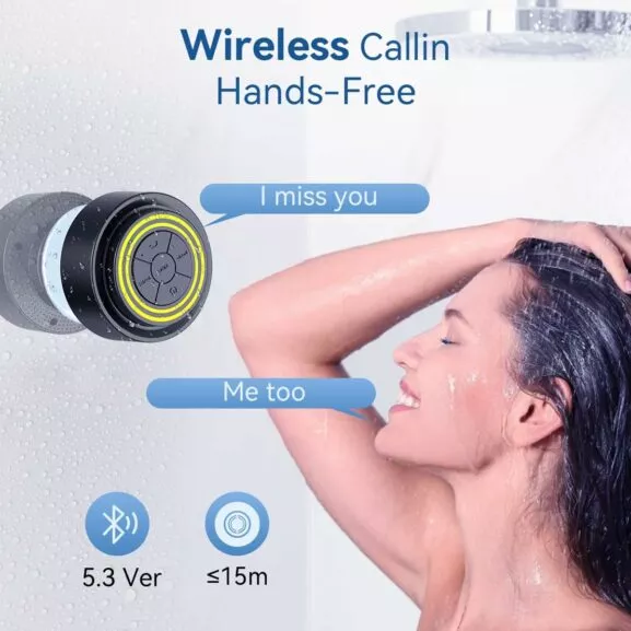 ALTAVOZ BLUETOOH BAÑO CON VENTOSA IPX6 - Image 6